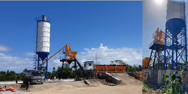 hzs50 concrete batching plant